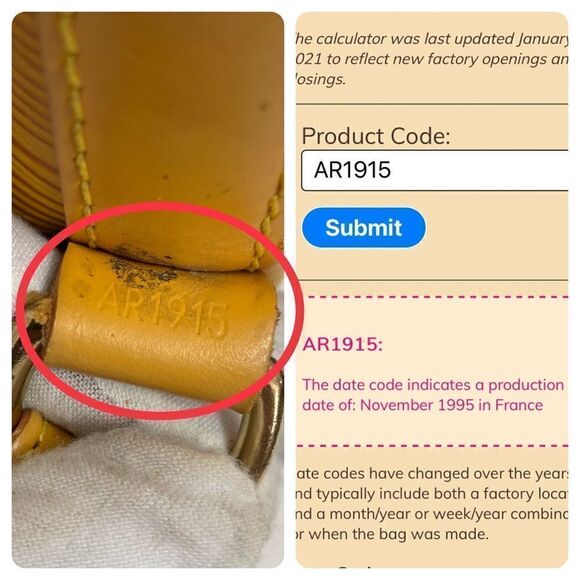 LOUIS VUITTON Epi Leather Petit Noe Bucket Bag 💼 - Picture 7 of 17